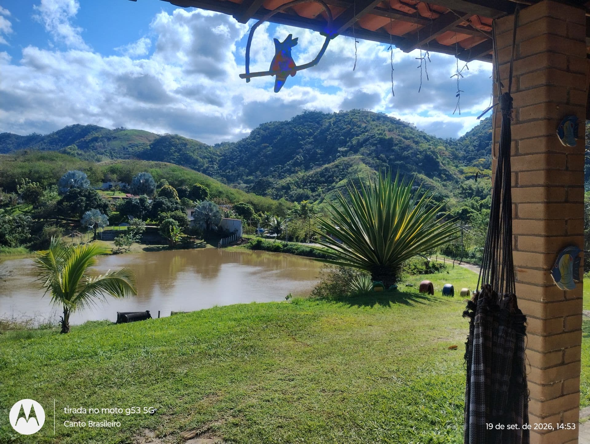 Chalé do açude - camping intimista